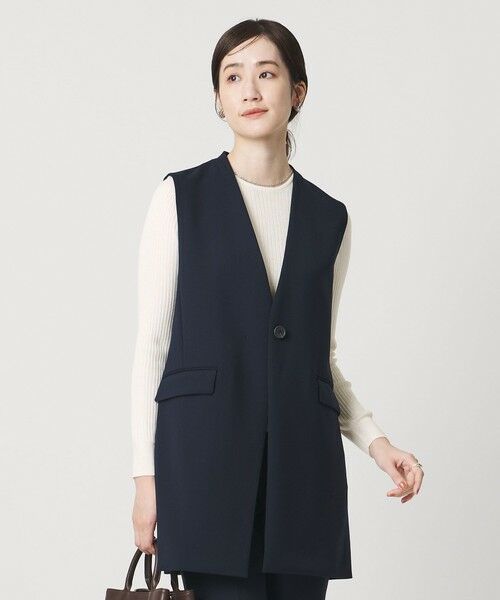 UNITED ARROWS / ユナイテッドアローズ ニット・セーター | リブ クルーネック ニット | 詳細1