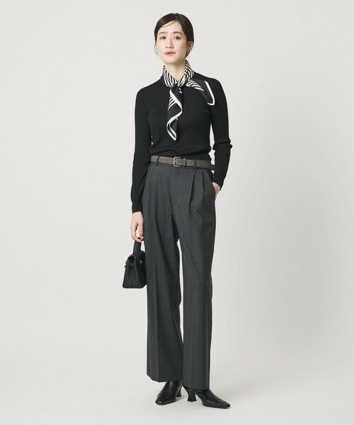 UNITED ARROWS / ユナイテッドアローズ ニット・セーター | リブ クルーネック ニット | 詳細8