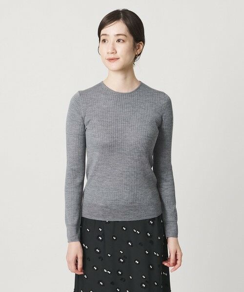 UNITED ARROWS / ユナイテッドアローズ ニット・セーター | リブ クルーネック ニット | 詳細15