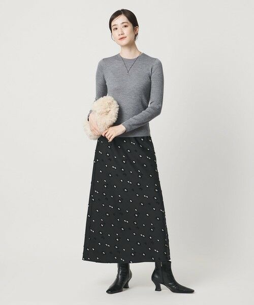 UNITED ARROWS / ユナイテッドアローズ ニット・セーター | リブ クルーネック ニット | 詳細14