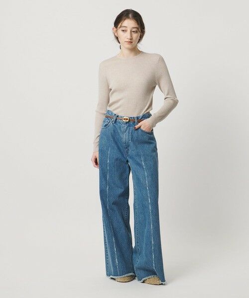 UNITED ARROWS / ユナイテッドアローズ ニット・セーター | リブ クルーネック ニット | 詳細24