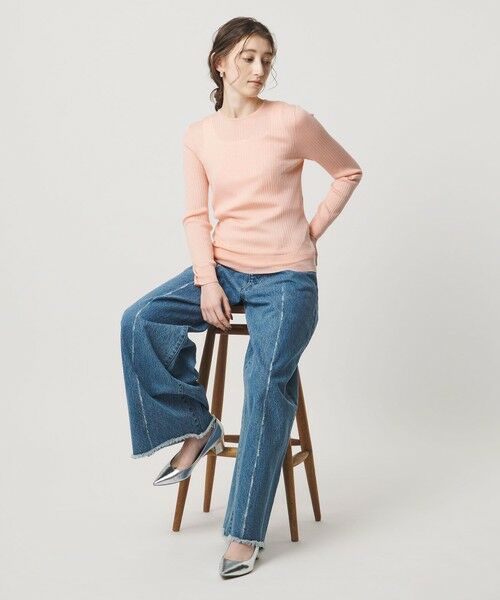 UNITED ARROWS / ユナイテッドアローズ ニット・セーター | リブ クルーネック ニット | 詳細28