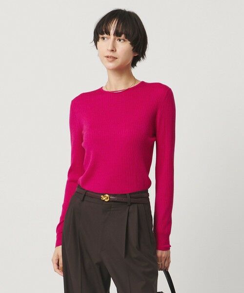 UNITED ARROWS / ユナイテッドアローズ ニット・セーター | リブ クルーネック ニット | 詳細29