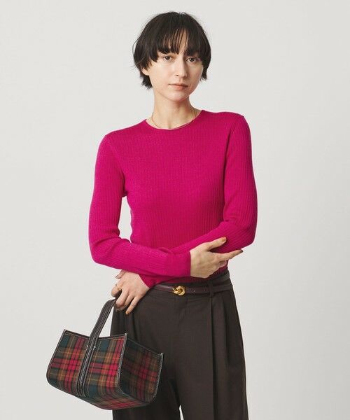 UNITED ARROWS / ユナイテッドアローズ ニット・セーター | リブ クルーネック ニット | 詳細30