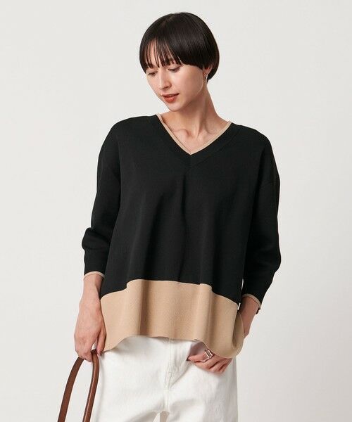 UNITED ARROWS / ユナイテッドアローズ ニット・セーター | ミニマル 2WAY ニット‐ウォッシャブル‐ | 詳細1