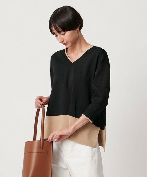 UNITED ARROWS/ユナイテッドアローズ ミニマル 2WAY ニット‐ウォッシャブル‐ BLACK FREE UNITED ARROWS/ユナイテッドアローズ ミニマル 2WAY ニット‐ウォッシャブル‐ BLACK FREE