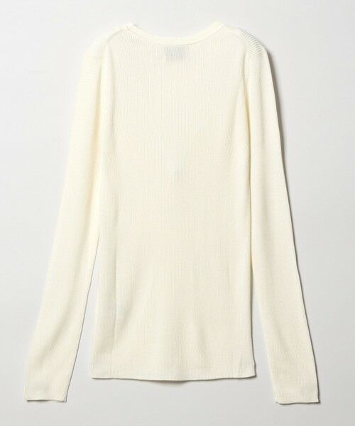 UNITED ARROWS / ユナイテッドアローズ ニット・セーター | シルク リブ クルーネック ニット | 詳細5
