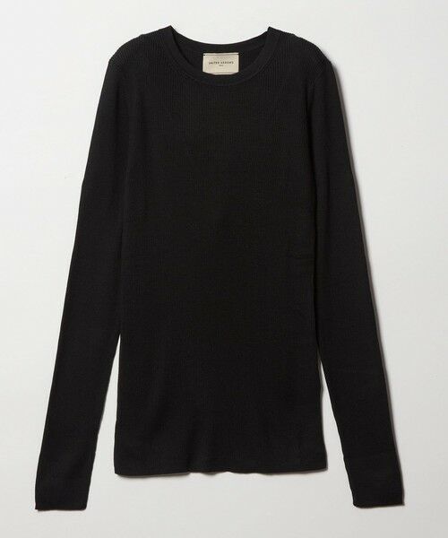 UNITED ARROWS / ユナイテッドアローズ ニット・セーター | シルク リブ クルーネック ニット | 詳細11