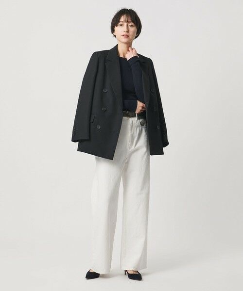 UNITED ARROWS / ユナイテッドアローズ ニット・セーター | シルク リブ クルーネック ニット | 詳細20