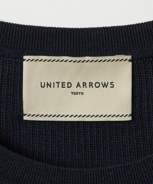 UNITED ARROWS / ユナイテッドアローズ ニット・セーター | シルク リブ クルーネック ニット | 詳細29