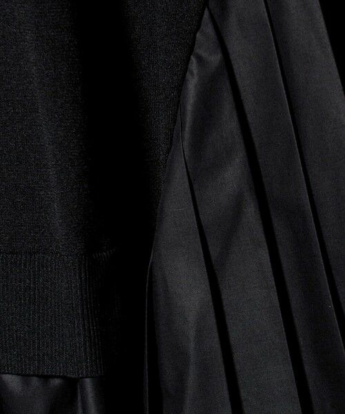UNITED ARROWS / ユナイテッドアローズ シャツ・ブラウス | プリーツ コンビ ニット ブラウス ‐ウォッシャブル‐ | 詳細7