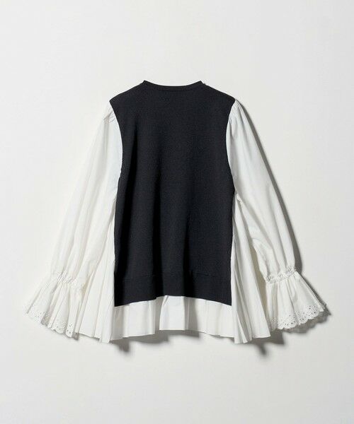 UNITED ARROWS / ユナイテッドアローズ シャツ・ブラウス | プリーツ コンビ ニット ブラウス ‐ウォッシャブル‐ | 詳細11