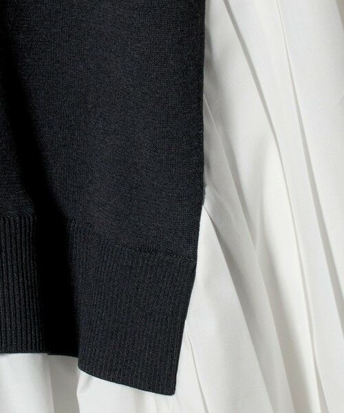 UNITED ARROWS / ユナイテッドアローズ シャツ・ブラウス | プリーツ コンビ ニット ブラウス ‐ウォッシャブル‐ | 詳細13