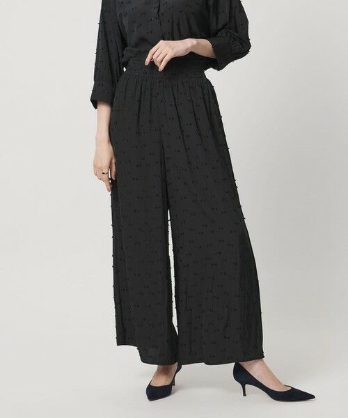 UNITED ARROWS / ユナイテッドアローズ その他パンツ | ドットカットジャガード イージー ワイド パンツ ‐ウォッシャブル‐ | 詳細2