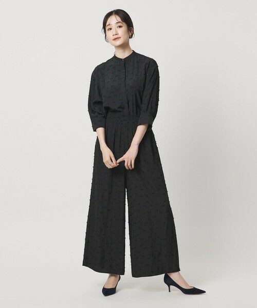 UNITED ARROWS / ユナイテッドアローズ その他パンツ | ドットカットジャガード イージー ワイド パンツ ‐ウォッシャブル‐ | 詳細3