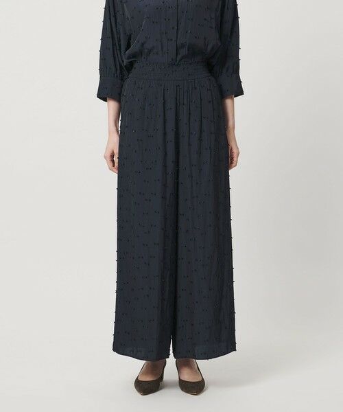 UNITED ARROWS / ユナイテッドアローズ その他パンツ | ドットカットジャガード イージー ワイド パンツ ‐ウォッシャブル‐ | 詳細11