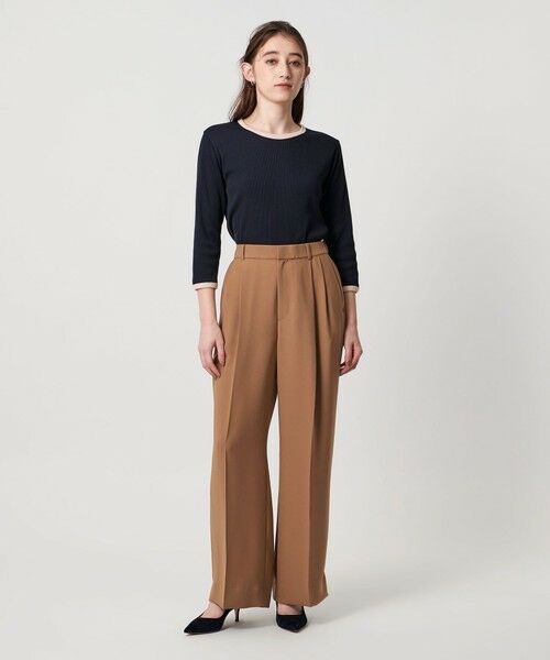 UNITED ARROWS / ユナイテッドアローズ その他パンツ | 2タック ワイドパンツ‐UVカット 接触冷感 吸水速乾 帯電防止 ウォッシャブル‐ | 詳細9