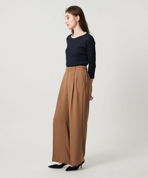 UNITED ARROWS / ユナイテッドアローズ その他パンツ | 2タック ワイドパンツ‐UVカット 接触冷感 吸水速乾 帯電防止 ウォッシャブル‐ | 詳細10