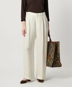 UNITED ARROWS / ユナイテッドアローズ その他パンツ | 2タック ワイドパンツ WHITE ‐ウォッシャブル‐