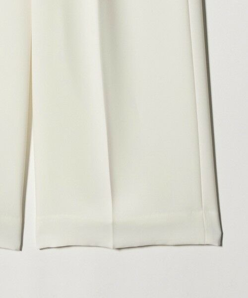 UNITED ARROWS / ユナイテッドアローズ その他パンツ | 2タック ワイドパンツ WHITE ‐ウォッシャブル‐ | 詳細12