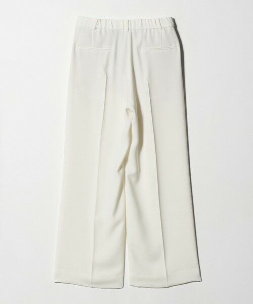 UNITED ARROWS / ユナイテッドアローズ その他パンツ | 2タック ワイドパンツ WHITE ‐ウォッシャブル‐ | 詳細7