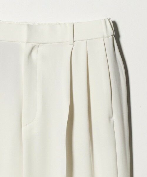 UNITED ARROWS / ユナイテッドアローズ その他パンツ | 2タック ワイドパンツ WHITE ‐ウォッシャブル‐ | 詳細8