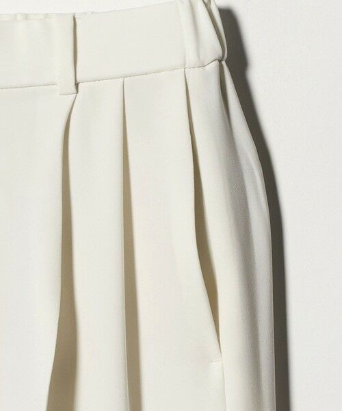 UNITED ARROWS / ユナイテッドアローズ その他パンツ | 2タック ワイドパンツ WHITE ‐ウォッシャブル‐ | 詳細9