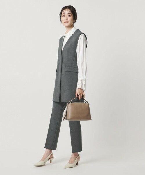 UNITED ARROWS / ユナイテッドアローズ その他パンツ | ダブルクロス ストレート パンツ ‐ウォッシャブル‐ | 詳細3