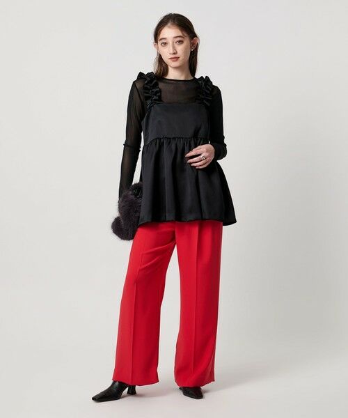 UNITED ARROWS / ユナイテッドアローズ キャミソール・チューブトップ | ギャザー サテン キャミソール ‐ウォッシャブル‐ | 詳細2