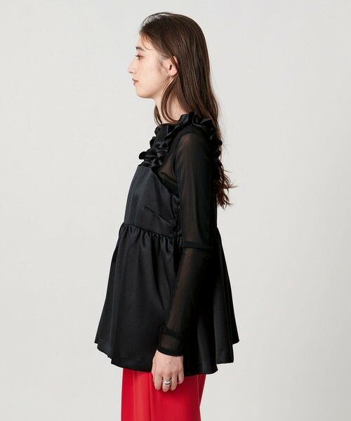 UNITED ARROWS / ユナイテッドアローズ キャミソール・チューブトップ | ギャザー サテン キャミソール ‐ウォッシャブル‐ | 詳細5