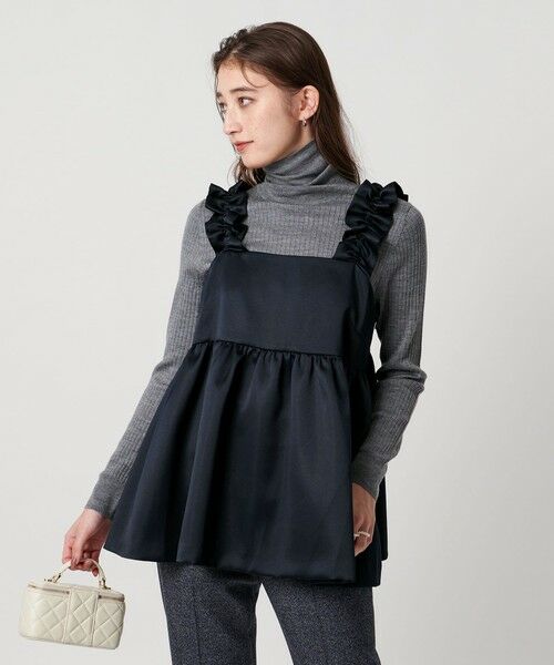 UNITED ARROWS / ユナイテッドアローズ キャミソール・チューブトップ | ギャザー サテン キャミソール ‐ウォッシャブル‐ | 詳細11