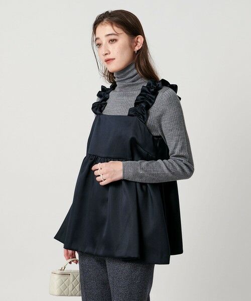 UNITED ARROWS / ユナイテッドアローズ キャミソール・チューブトップ | ギャザー サテン キャミソール ‐ウォッシャブル‐ | 詳細12