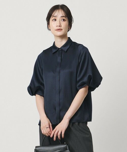 UNITED ARROWS / ユナイテッドアローズ シャツ・ブラウス | サテン バルーン ブラウス‐ウォッシャブル‐ | 詳細7