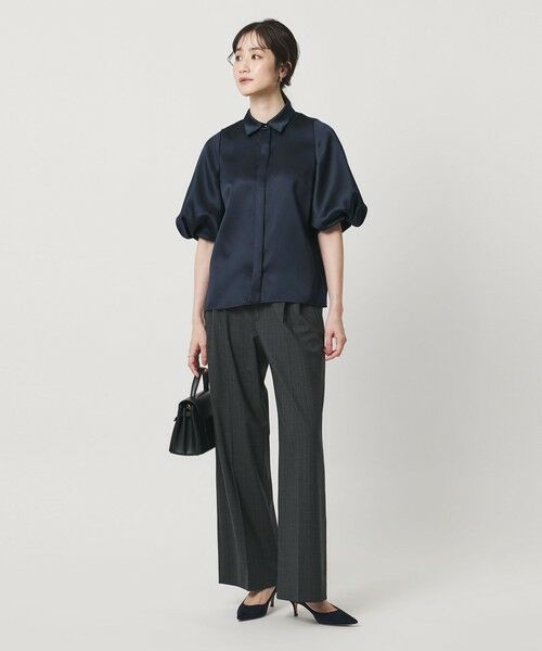 UNITED ARROWS / ユナイテッドアローズ シャツ・ブラウス | サテン バルーン ブラウス‐ウォッシャブル‐ | 詳細8