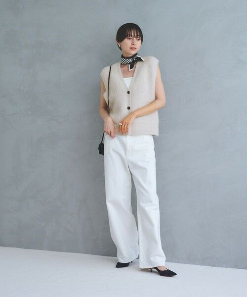 UNITED ARROWS / ユナイテッドアローズ ベスト | フォックスカシミヤ Vネック ベスト | 詳細3