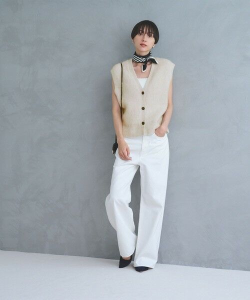 UNITED ARROWS / ユナイテッドアローズ ベスト | フォックスカシミヤ Vネック ベスト | 詳細4