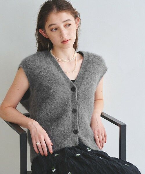 UNITED ARROWS / ユナイテッドアローズ ベスト | フォックスカシミヤ Vネック ベスト | 詳細10