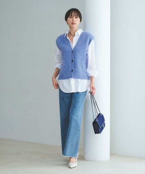 UNITED ARROWS / ユナイテッドアローズ ベスト | フォックスカシミヤ Vネック ベスト | 詳細19