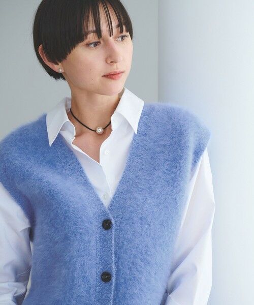 UNITED ARROWS / ユナイテッドアローズ ベスト | フォックスカシミヤ Vネック ベスト | 詳細18