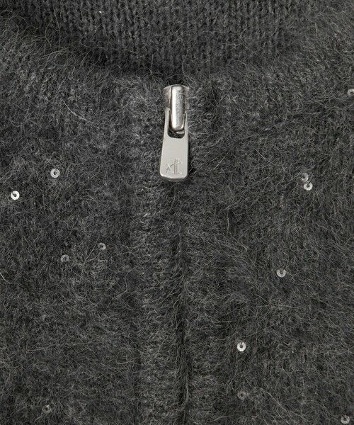 UNITED ARROWS / ユナイテッドアローズ ベスト | フォックスカシミヤ スパンコール ジップ ベスト | 詳細11