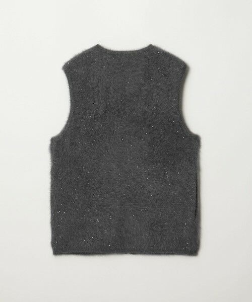 UNITED ARROWS / ユナイテッドアローズ ベスト | フォックスカシミヤ スパンコール ジップ ベスト | 詳細7