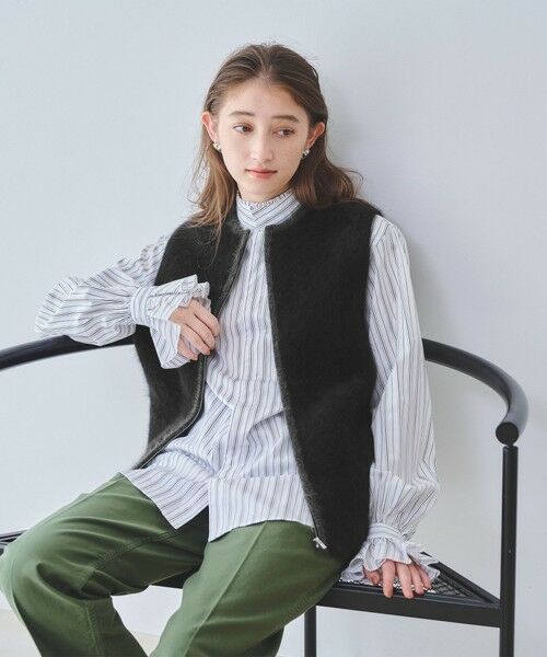 UNITED ARROWS / ユナイテッドアローズ ベスト | フォックスカシミヤ ジップ ベスト | 詳細1