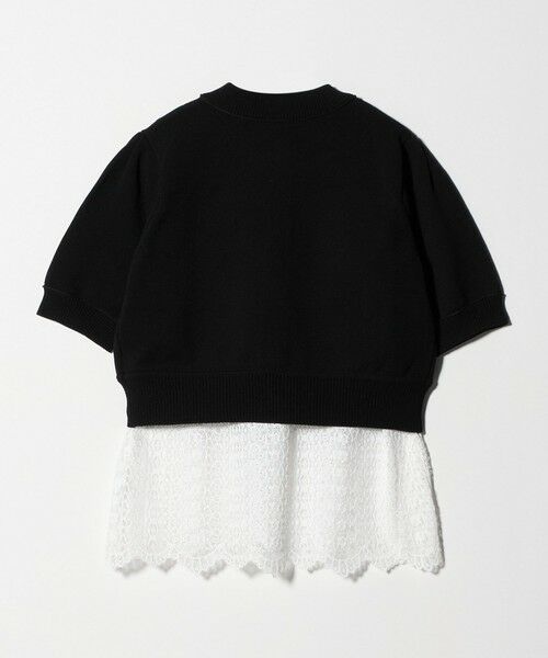 UNITED ARROWS / ユナイテッドアローズ ニット・セーター | レース レイヤード カーディガン‐ウォッシャブル‐ | 詳細5