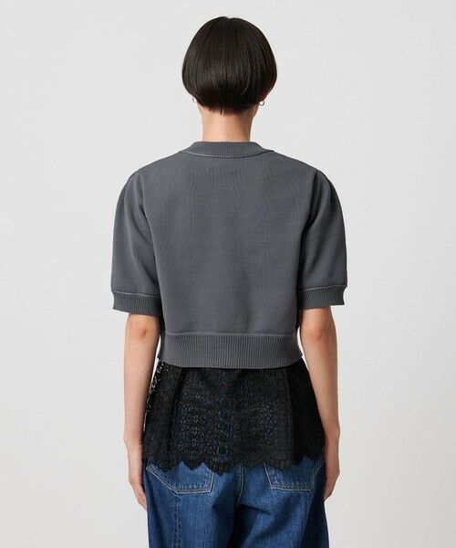 UNITED ARROWS / ユナイテッドアローズ ニット・セーター | レース レイヤード カーディガン‐ウォッシャブル‐ | 詳細15