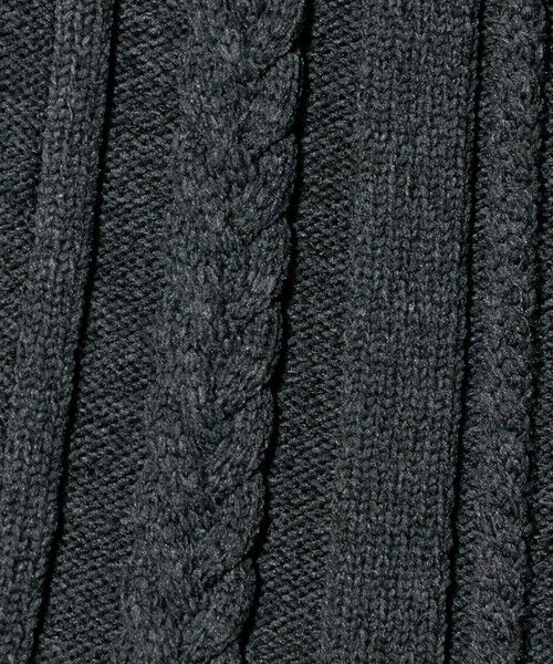 UNITED ARROWS / ユナイテッドアローズ ベスト | ケーブル ペプラム ノースリーブ ニット ベスト ‐ウォッシャブル‐ | 詳細9
