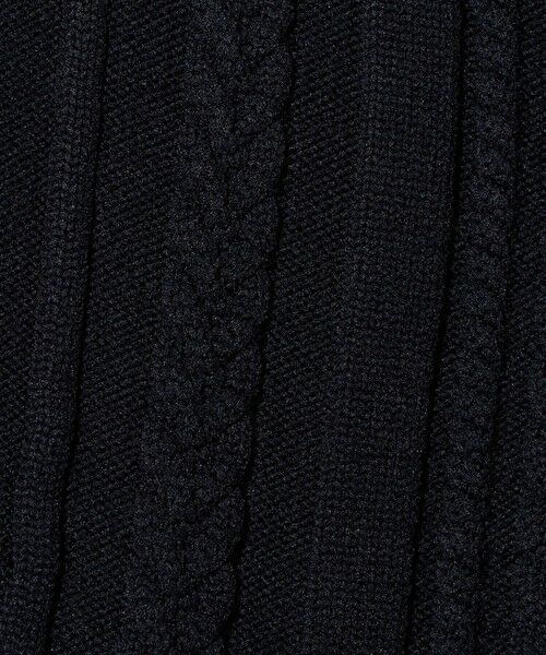 UNITED ARROWS / ユナイテッドアローズ ベスト | ケーブル ペプラム ノースリーブ ニット ベスト ‐ウォッシャブル‐ | 詳細23
