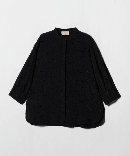 UNITED ARROWS / ユナイテッドアローズ シャツ・ブラウス | ドットカットジャガード シャツ ブラウス ‐ウォッシャブル‐ | 詳細4