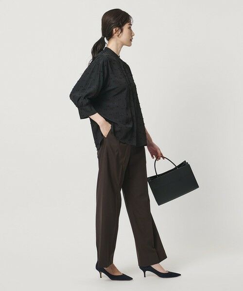 UNITED ARROWS / ユナイテッドアローズ シャツ・ブラウス | ドットカットジャガード シャツ ブラウス ‐ウォッシャブル‐ | 詳細3