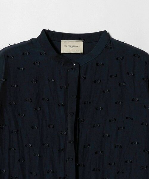 UNITED ARROWS / ユナイテッドアローズ シャツ・ブラウス | ドットカットジャガード シャツ ブラウス ‐ウォッシャブル‐ | 詳細15