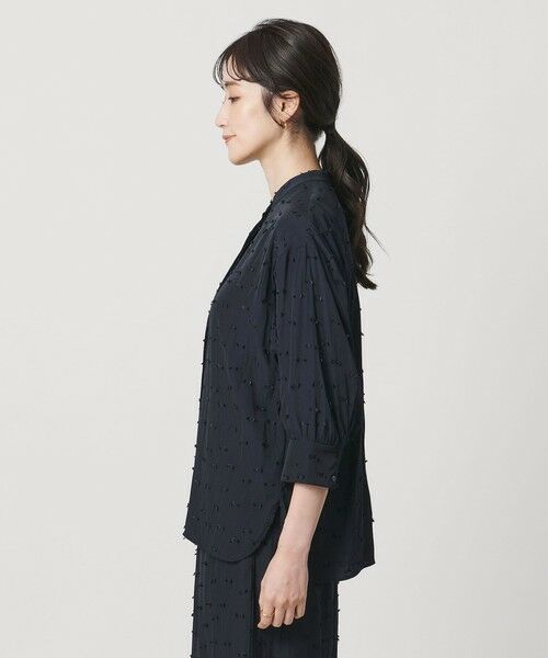 UNITED ARROWS / ユナイテッドアローズ シャツ・ブラウス | ドットカットジャガード シャツ ブラウス ‐ウォッシャブル‐ | 詳細11